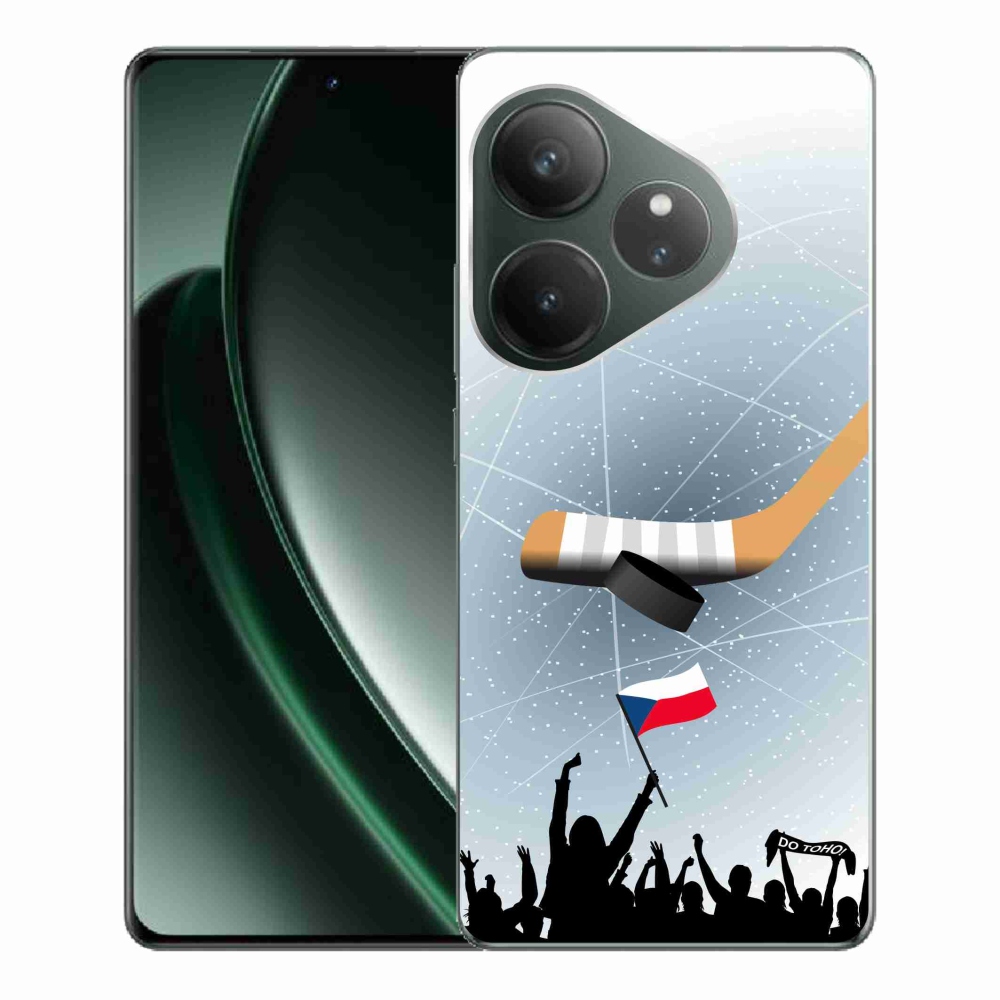 Gelový kryt mmCase na Realme GT 6 5G/GT 6T 5G - fanoušci hokeje