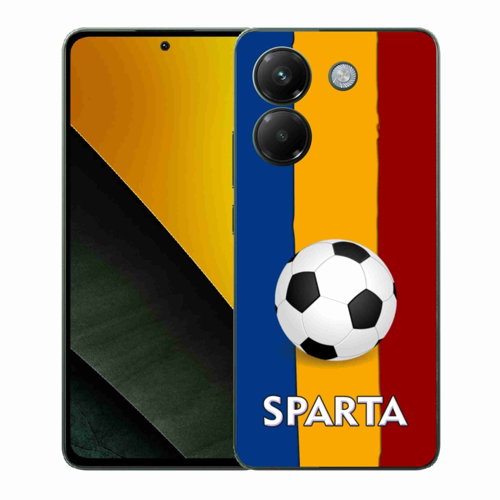 Gelový kryt mmCase na Xiaomi Poco M7 Pro 5G - fotbal 1