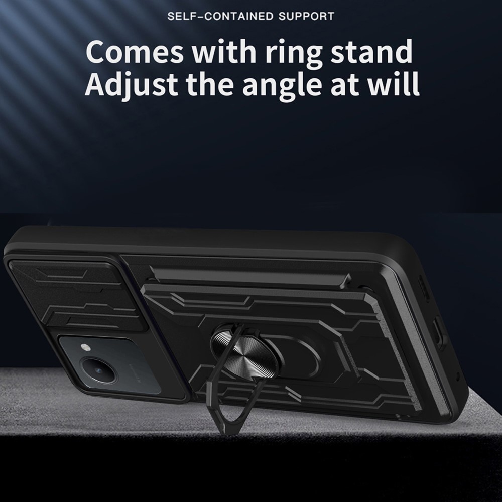 Slide odolný hybridní kryt na Realme C30 - černý