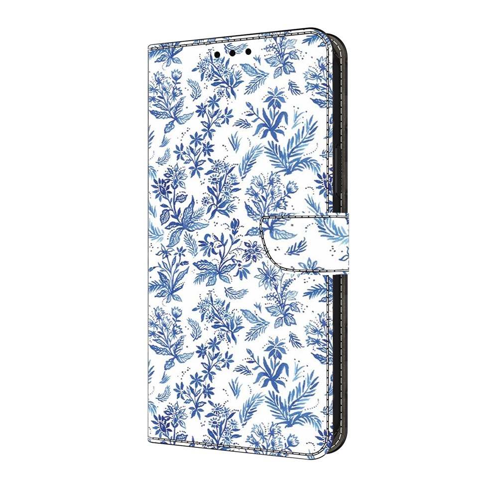 Smooth knížkové pouzdro na Google Pixel 10 Pro/Pixel 10 - modré květiny