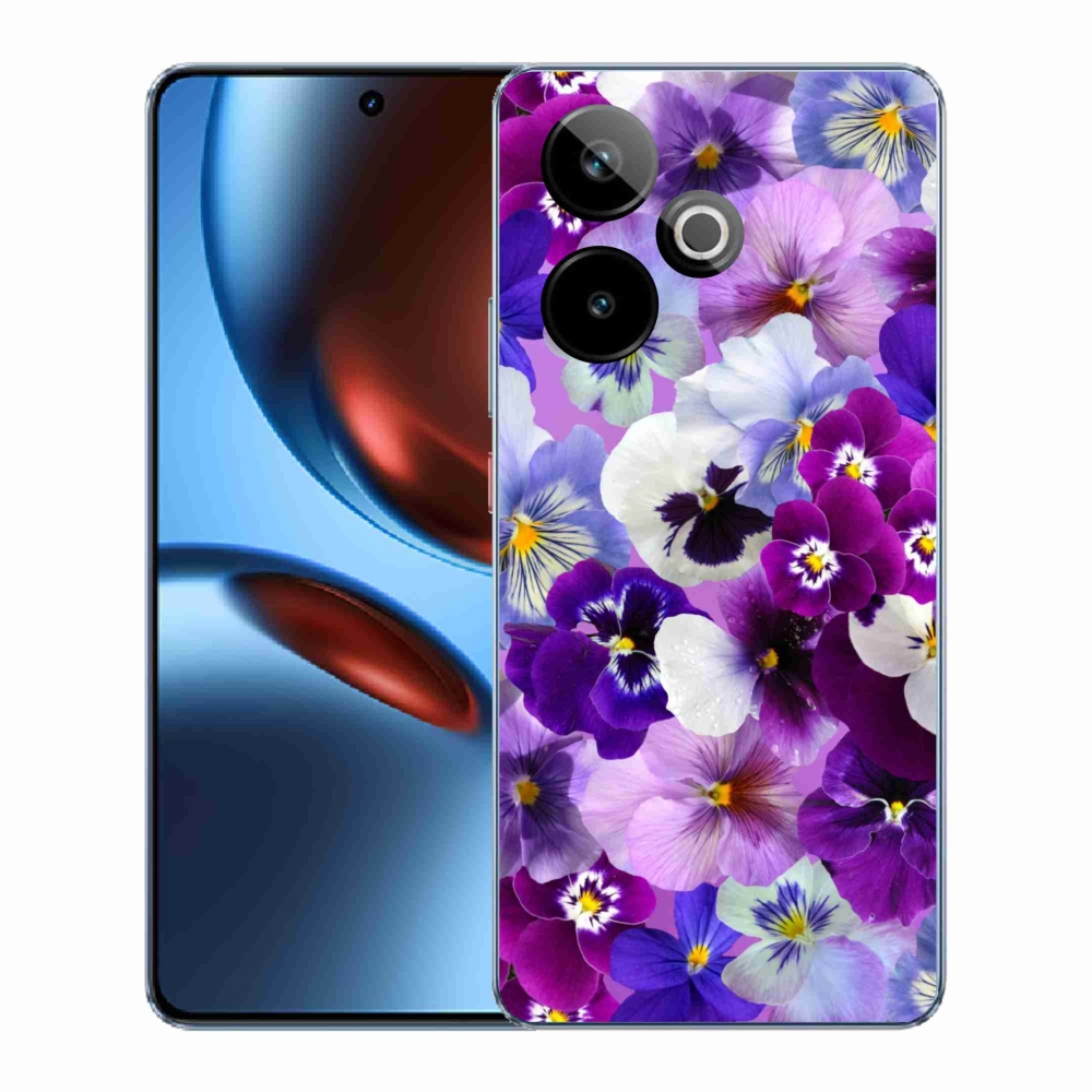 Gelový kryt mmCase na Realme GT 7 5G/GT 7T 5G - květiny 9