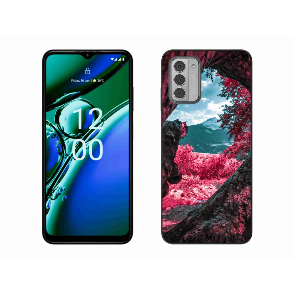 Gelový kryt mmCase na Nokia G42 - výhled na hory