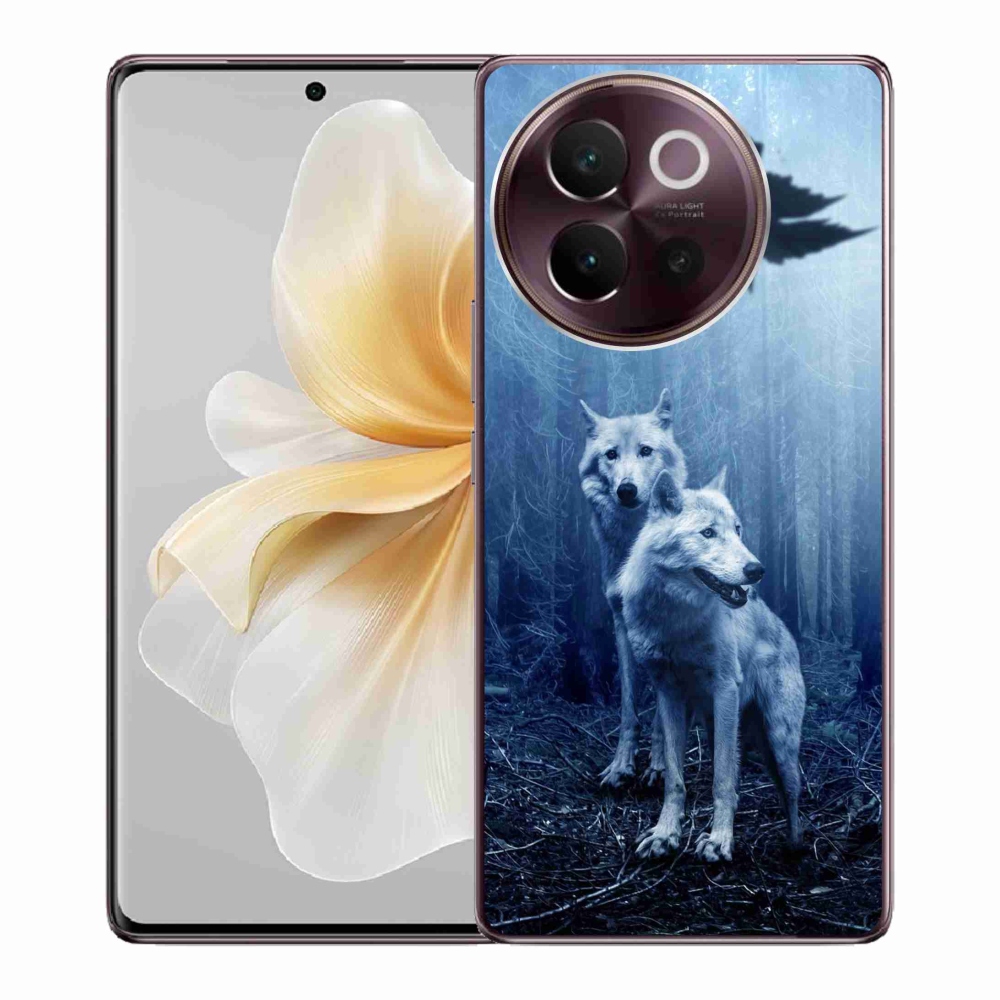 Gelový kryt mmCase na Vivo V40 Lite 5G - vlci v lese