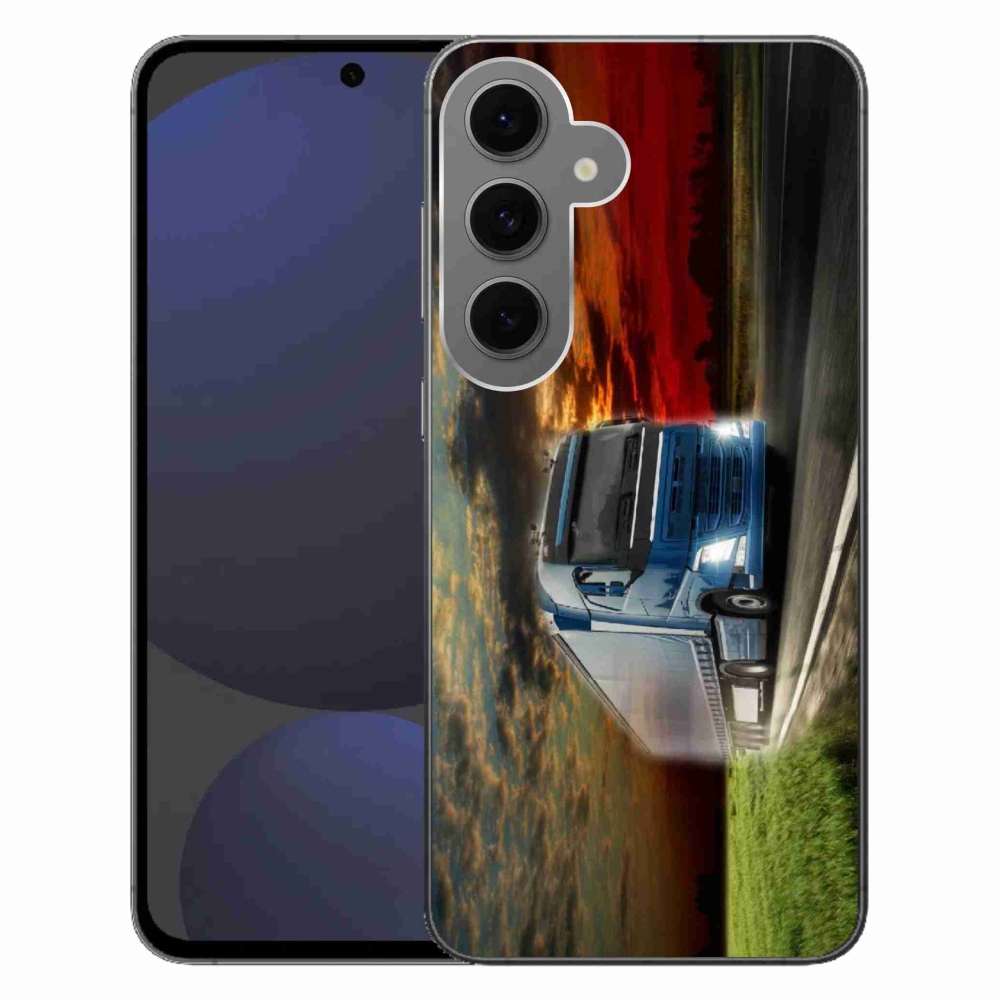 Gelový kryt mmCase na Samsung Galaxy S24 FE - kamion 4
