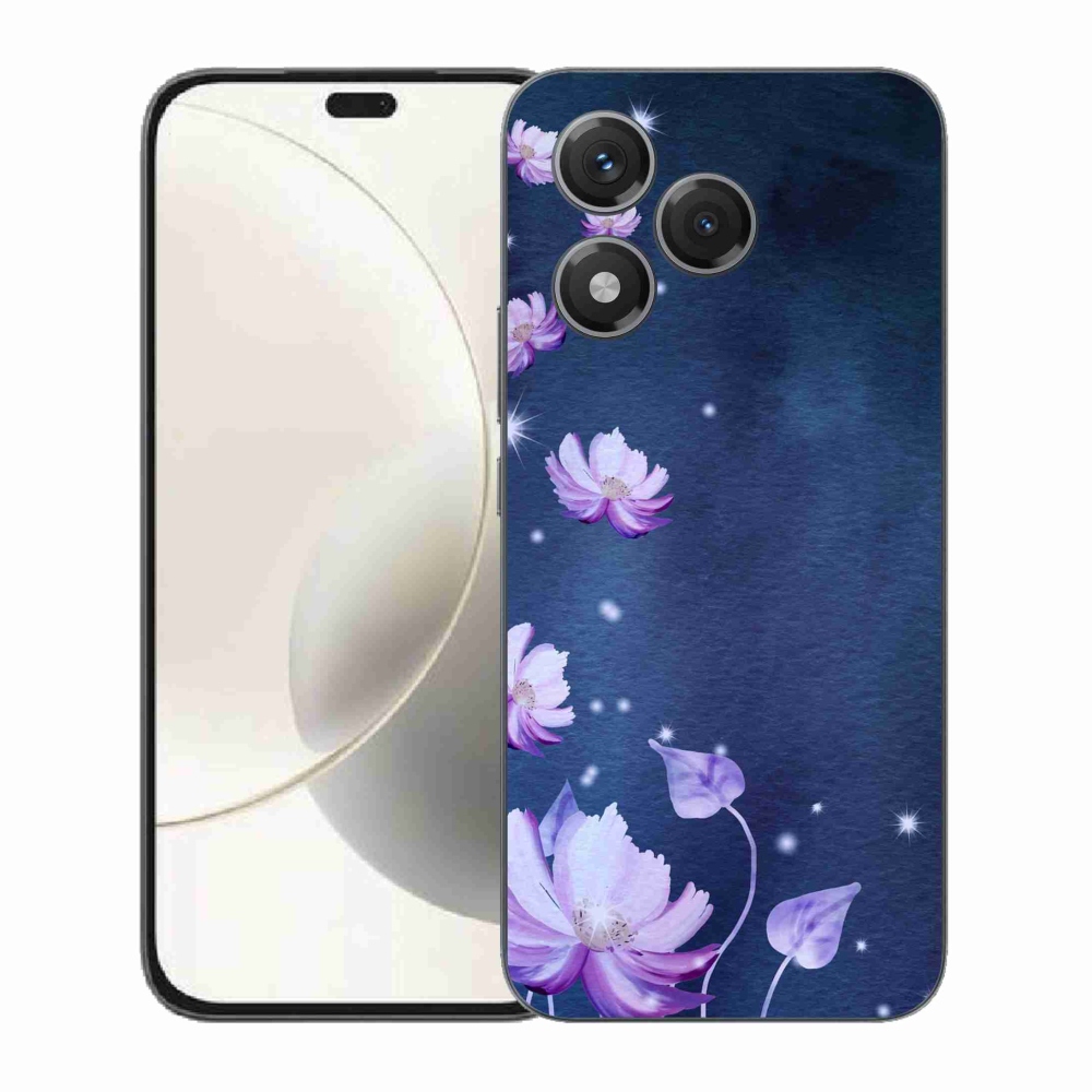Gelový kryt mmCase na Honor 400 Lite - padající květy