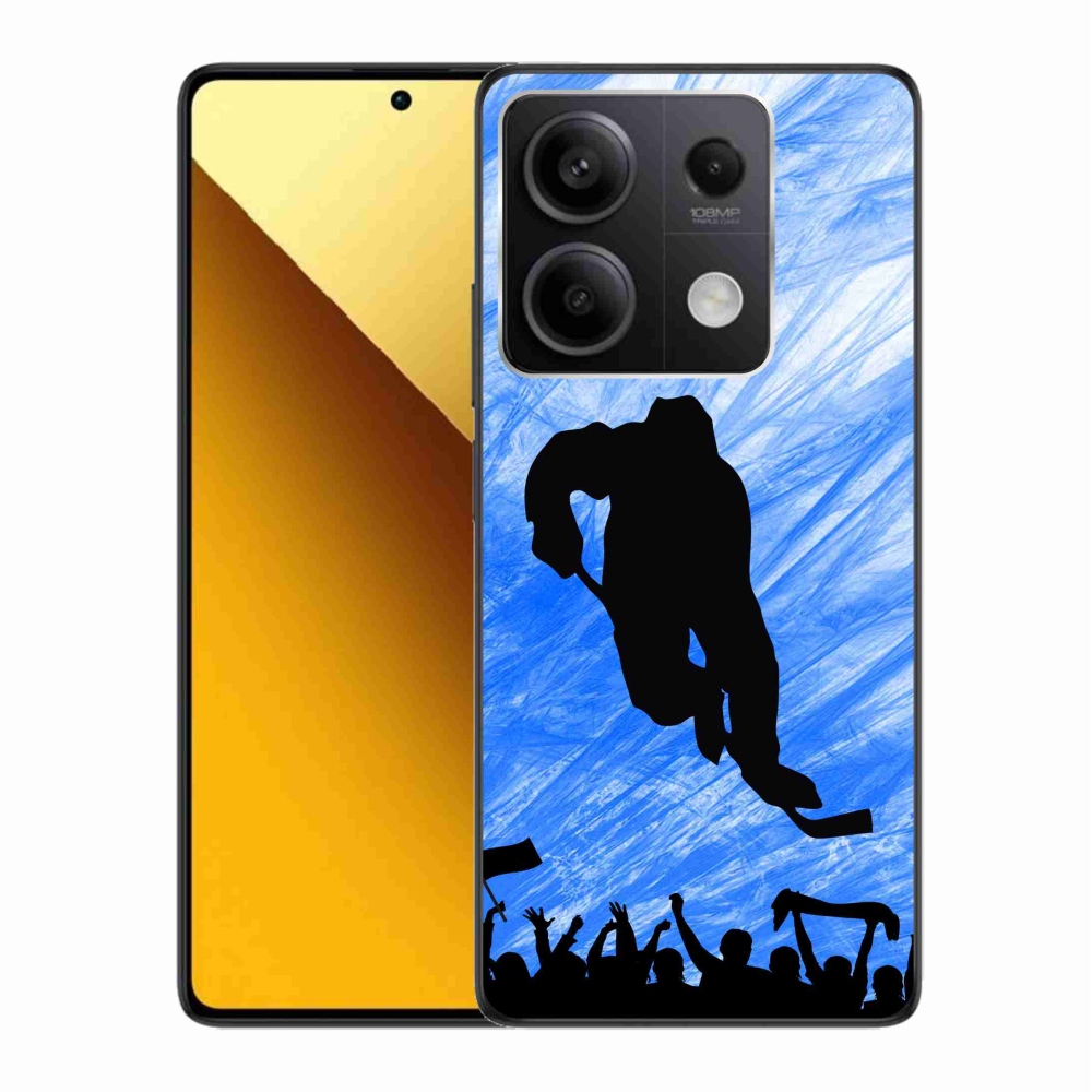 Gelový kryt mmCase na Xiaomi Redmi Note 13 5G - hokejový hráč