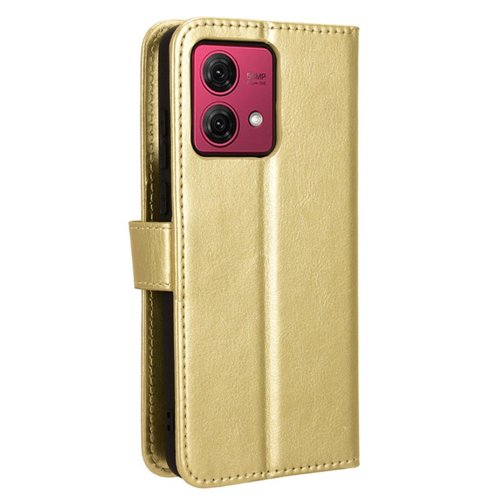 Crazy knížkové pouzdro na Motorola Moto G84 5G - zlaté