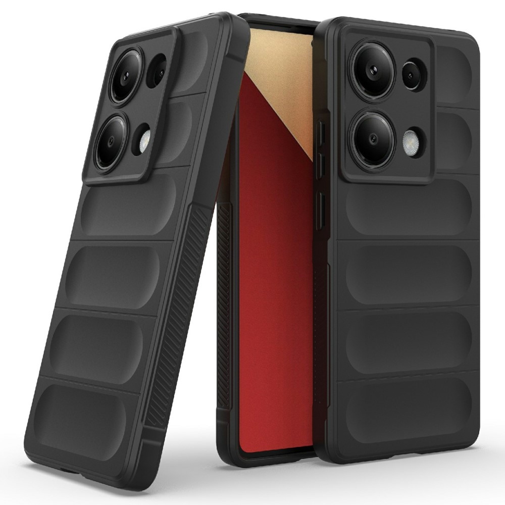 Rugg odolný gelový obal na Xiaomi Redmi Note 14S - černý