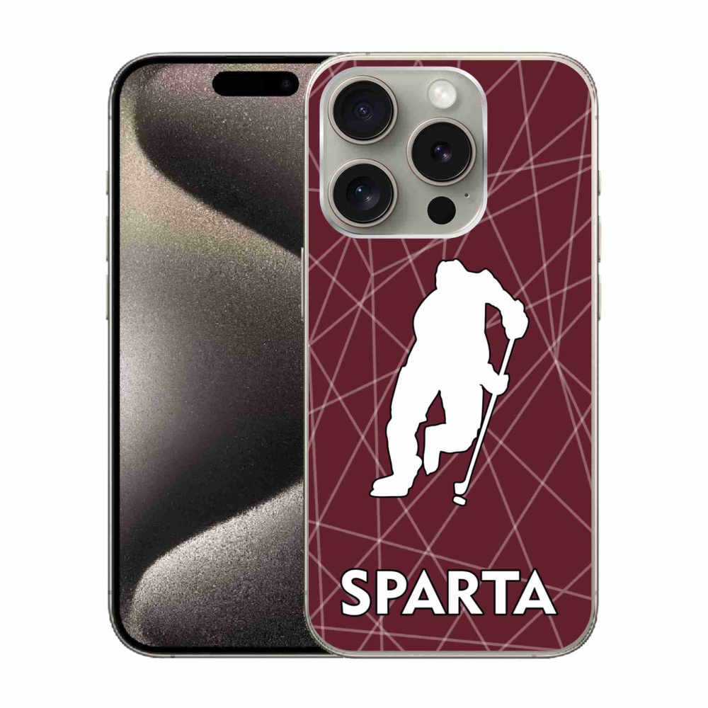 Gelový kryt mmCase na iPhone 15 Pro - Sparta