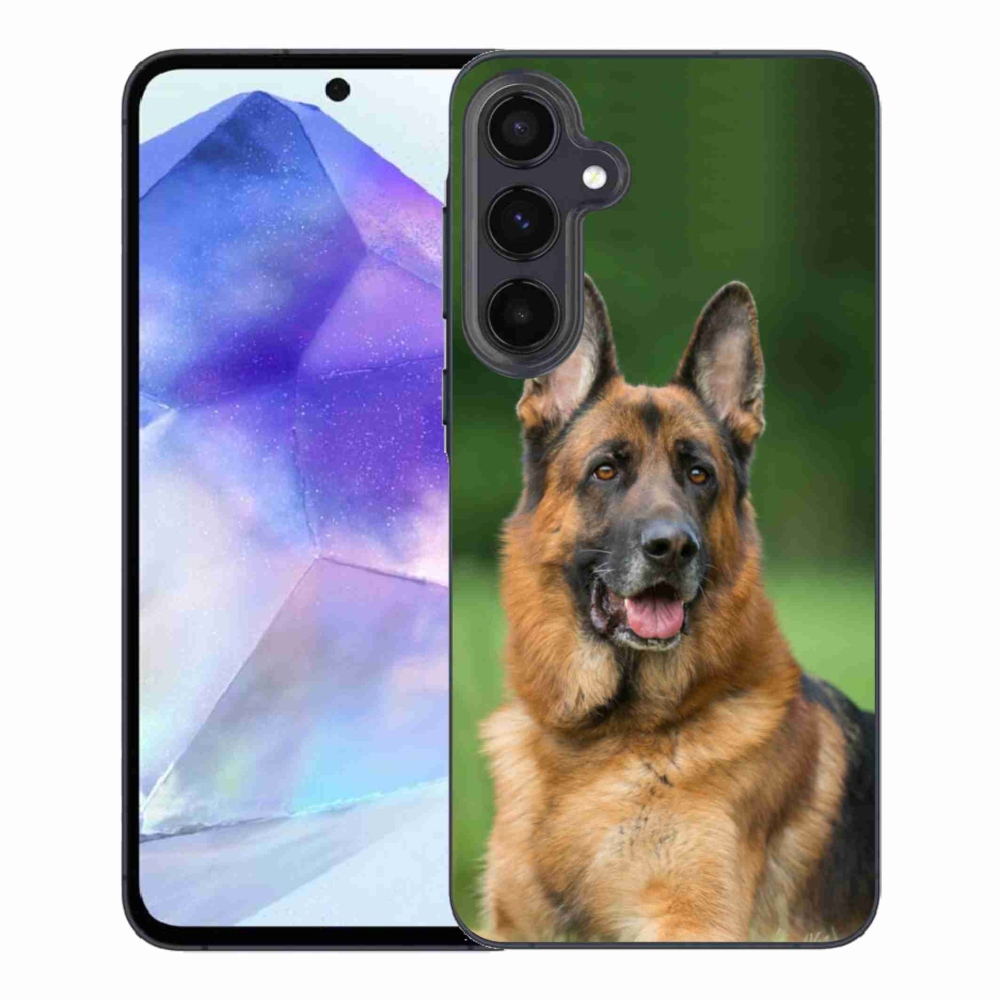 Gelový kryt mmCase na Samsung Galaxy A55 5G - německý ovčák