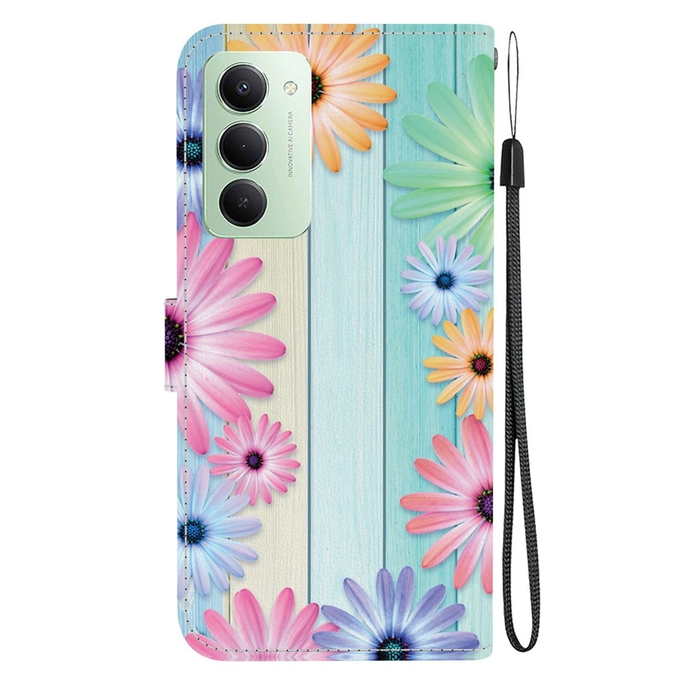 Versatile knížkové pouzdro na Xiaomi Redmi 15 4G (171mm) - barevné gerbery