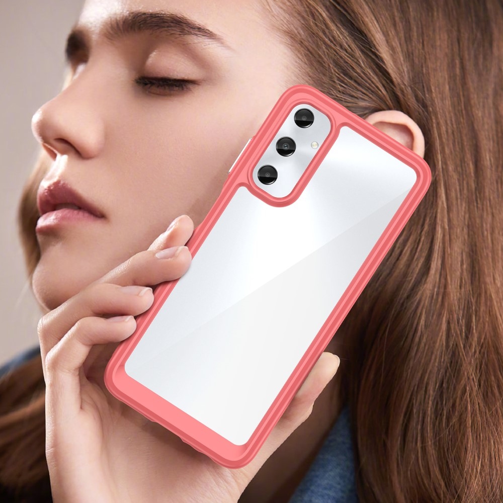 Gelový obal s pevnými zády na Samsung Galaxy A05s - červený