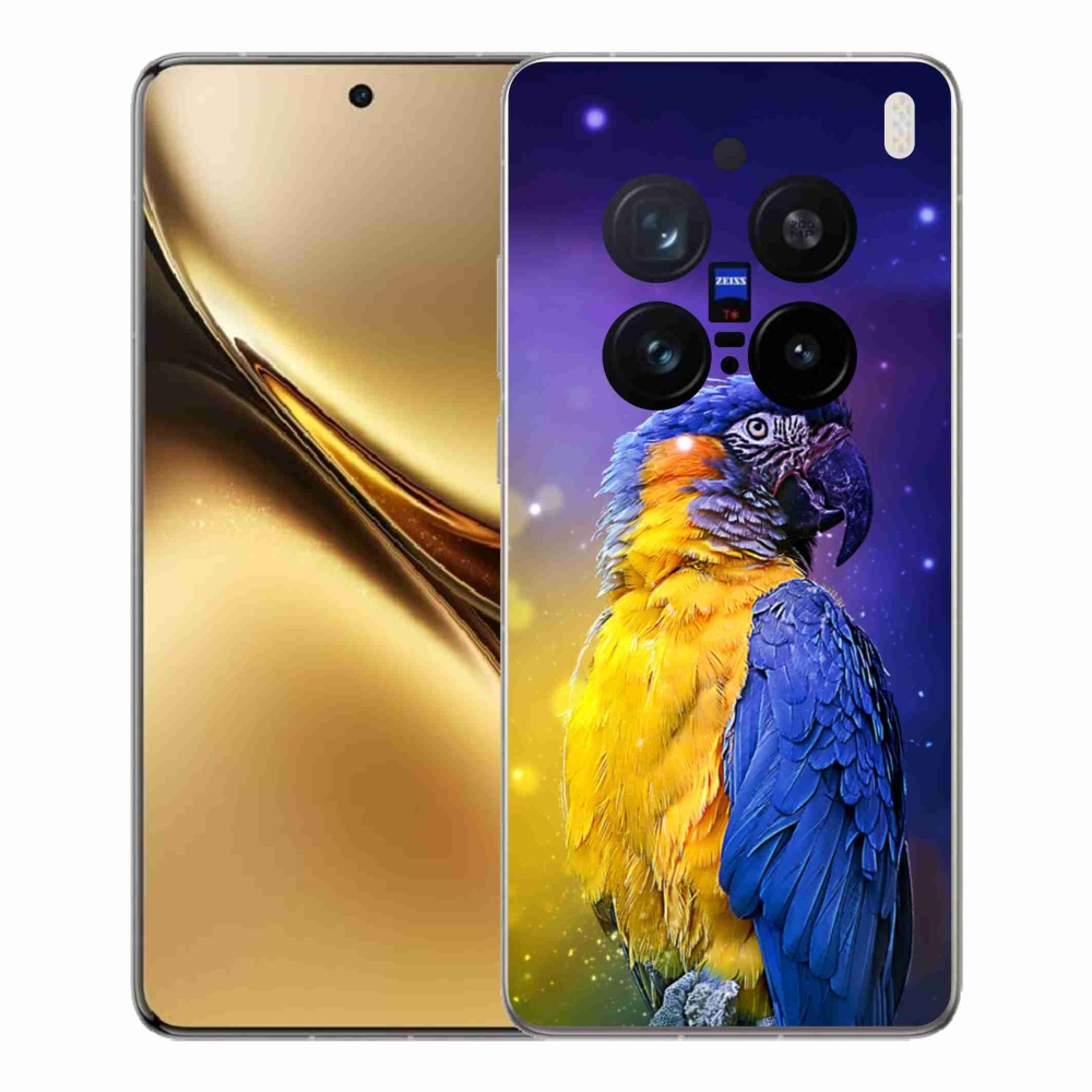 Gelový kryt mmCase na Vivo X200 Pro 5G - papoušek ara 1