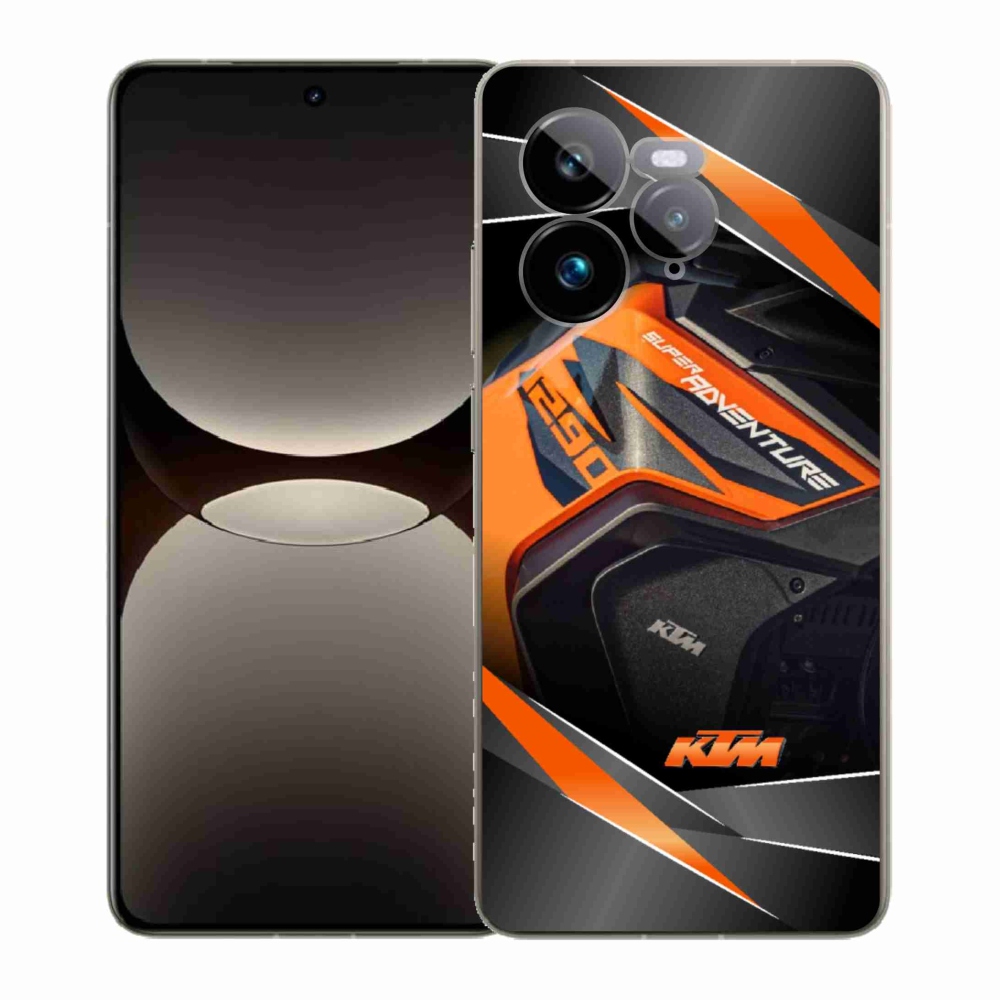 Gelový kryt mmCase na Realme GT 7 Pro 5G - motorka ktm