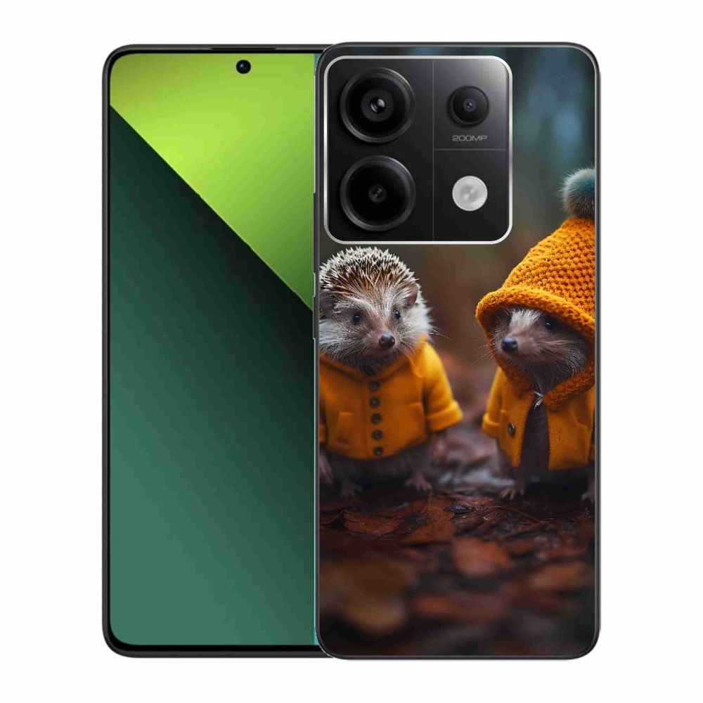 Gelový kryt mmCase na Xiaomi Redmi Note 13 Pro 5G/Poco X6 5G - ježci