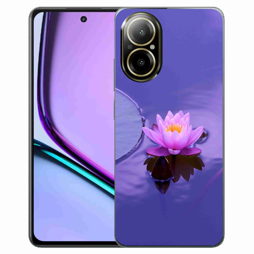 Gelový obal mmCase na Realme C67 - květ na hladině