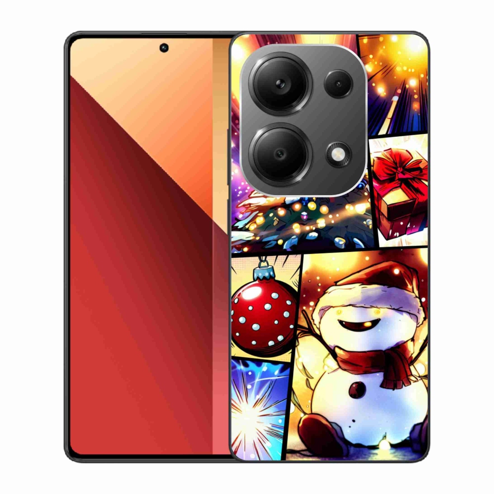 Gelový kryt mmCase na Xiaomi Redmi Note 13 Pro 4G/Poco M6 Pro - vánoční motivy 1