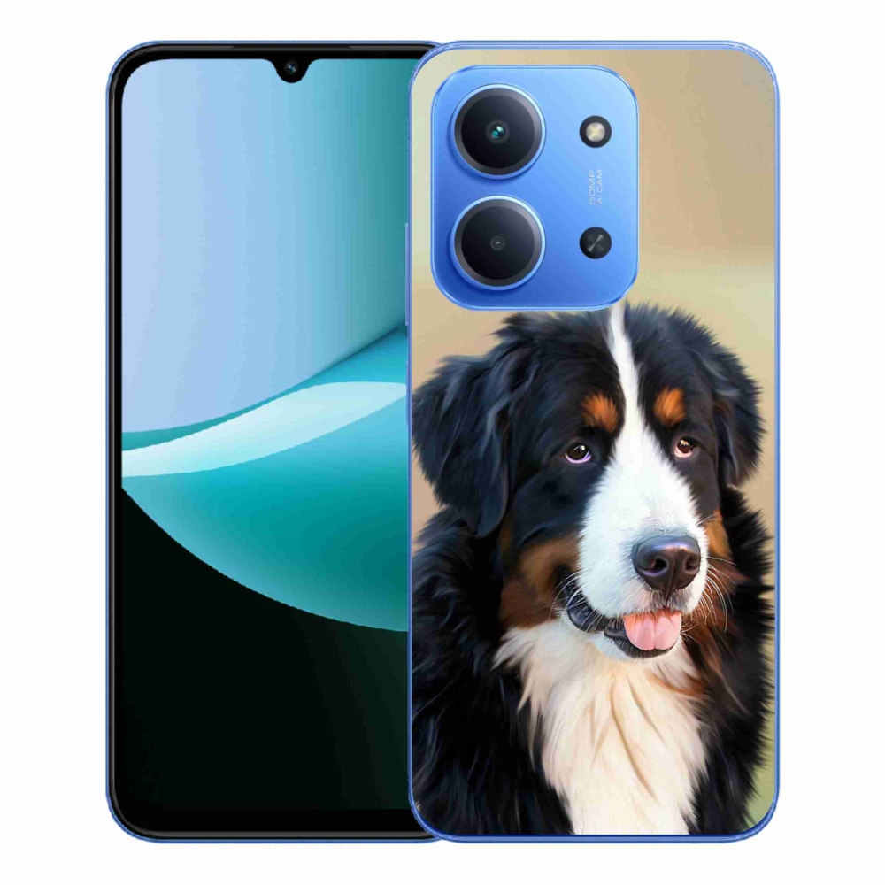 Gelový kryt mmCase na Xiaomi Redmi 15C 4G/5G (173mm) - bernský salašnický pes