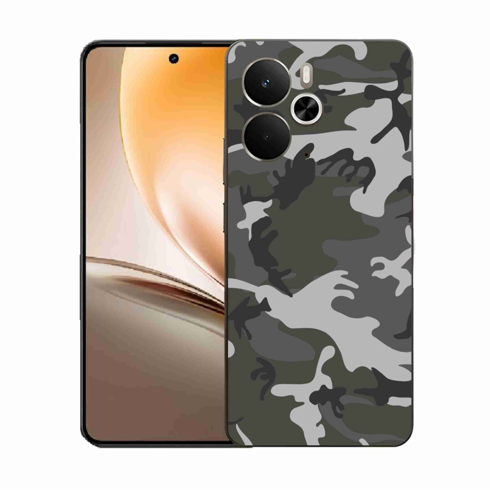 Gelový kryt mmCase na Realme 14 5G - maskáčový vzor
