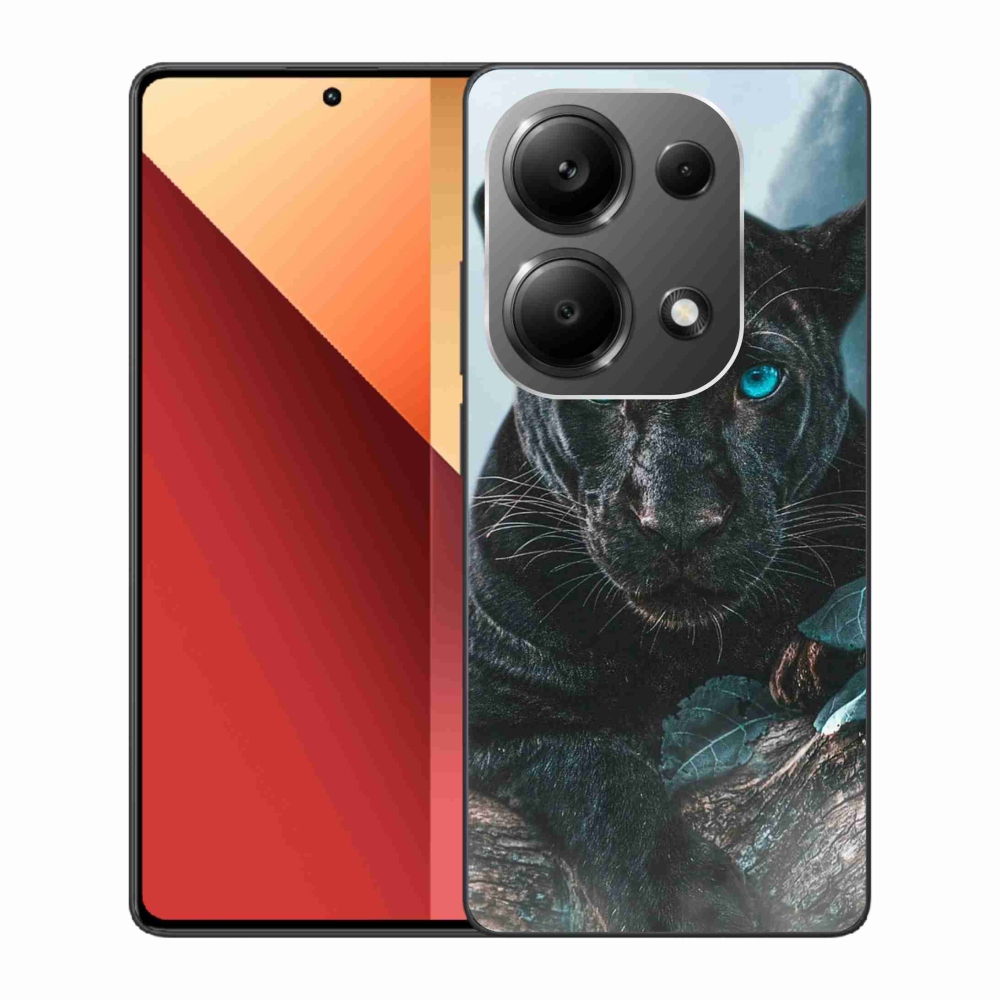 Gelový kryt mmCase na Xiaomi Redmi Note 13 Pro 4G/Poco M6 Pro - černý panter