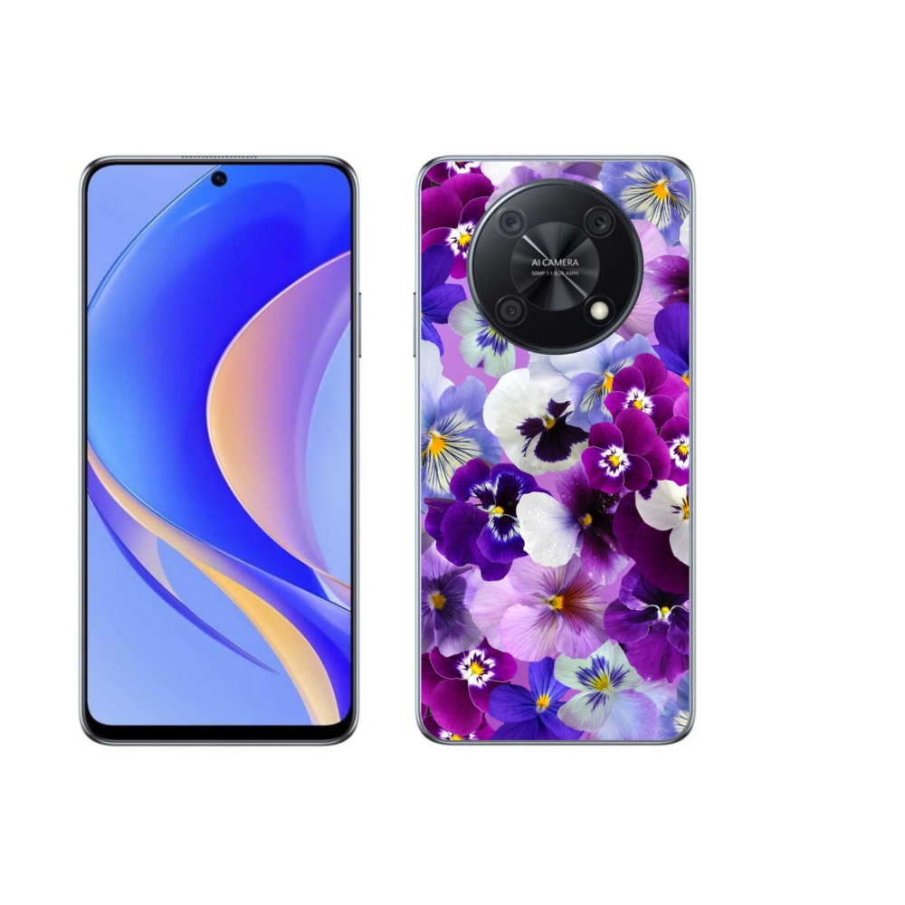 Gelový kryt mmCase na Huawei Nova Y90 - květiny 9