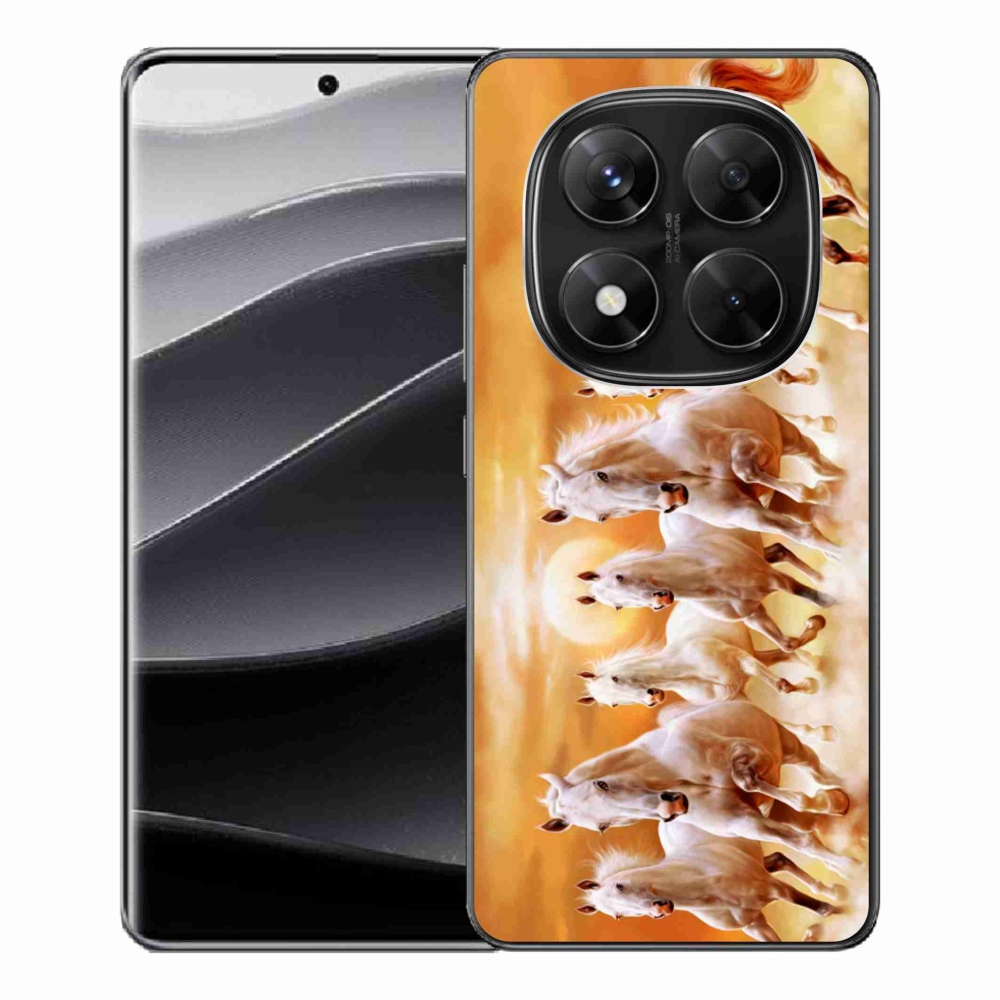 Gelový kryt mmCase na Xiaomi Redmi Note 14 Pro 5G/Poco X7 5G - koně 2