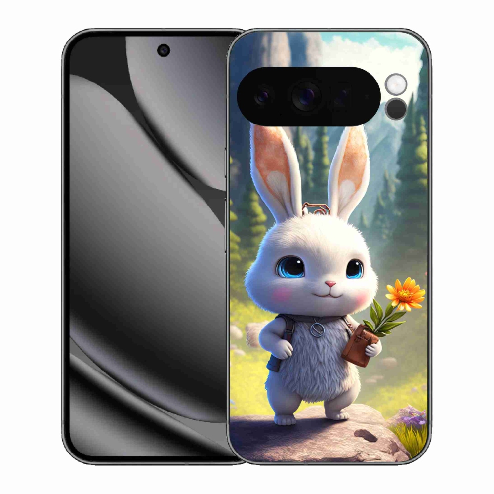 Gelový kryt mmCase na Google Pixel 10 Pro XL - roztomilý králíček