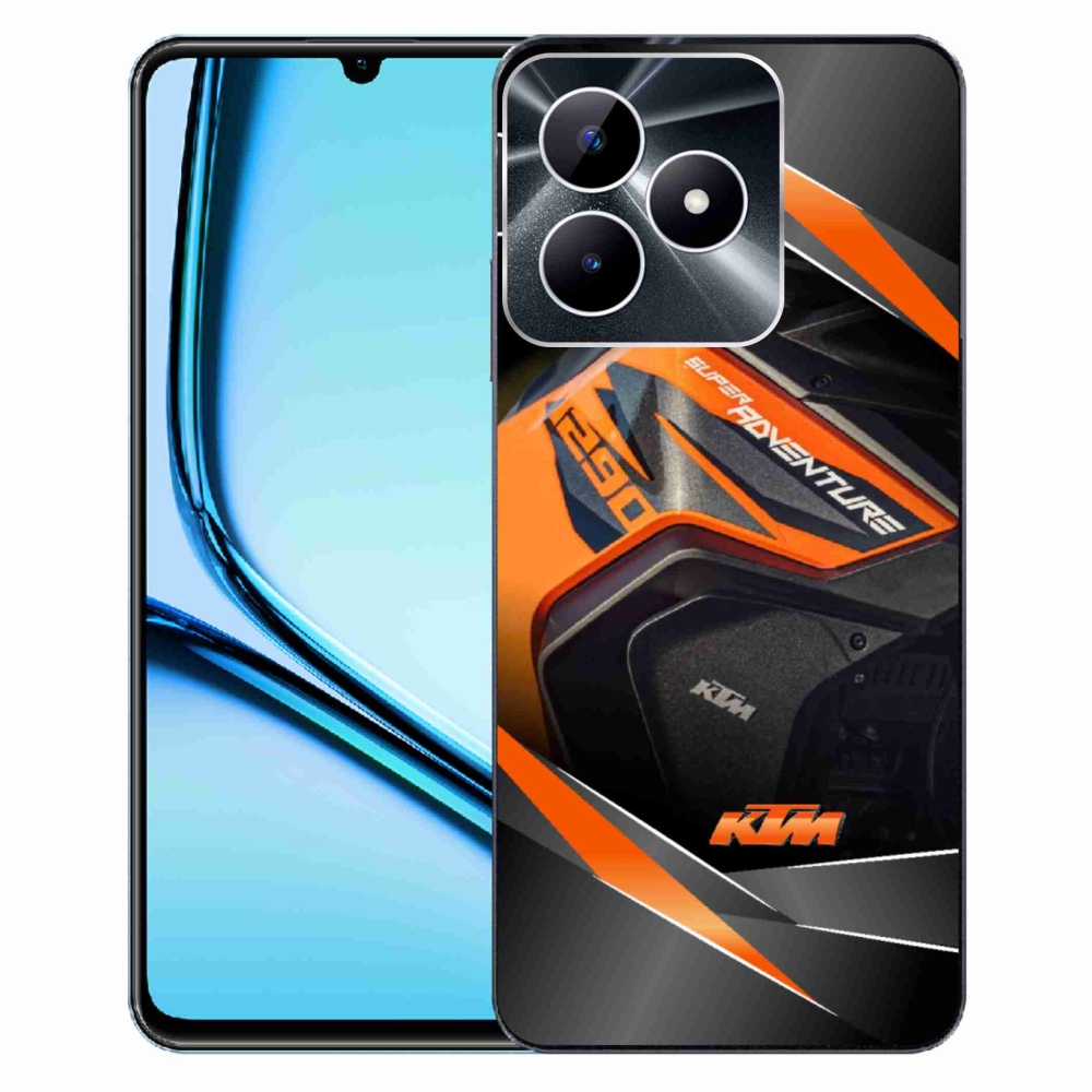 Gelový kryt mmCase na Realme Note 50 - motorka ktm