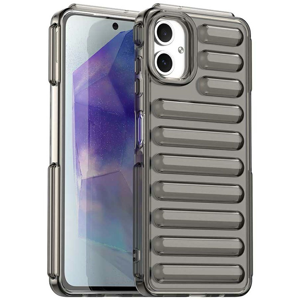 Stripe odolný kryt na Samsung Galaxy A06 4G - šedý