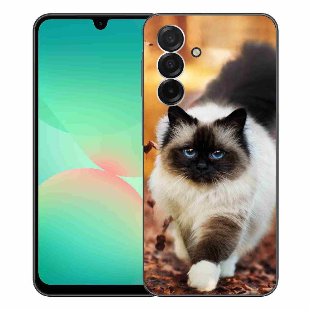 Gelový kryt mmCase na Samsung Galaxy A26 5G - kočka