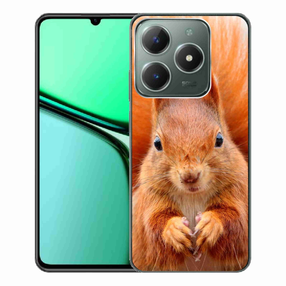 Gelový kryt mmCase na Realme C61 - veverka