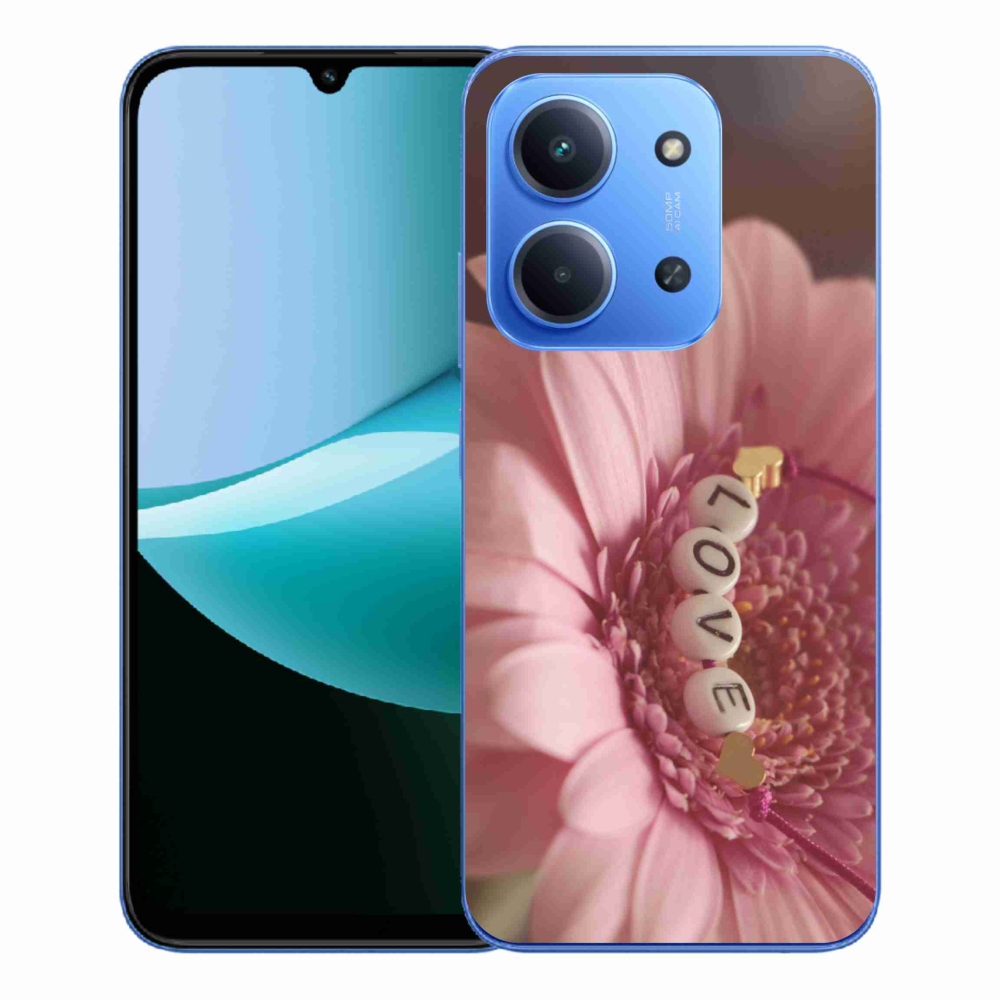 Gelový kryt mmCase na Xiaomi Redmi 15C 4G/5G (173mm) - přívěsek love