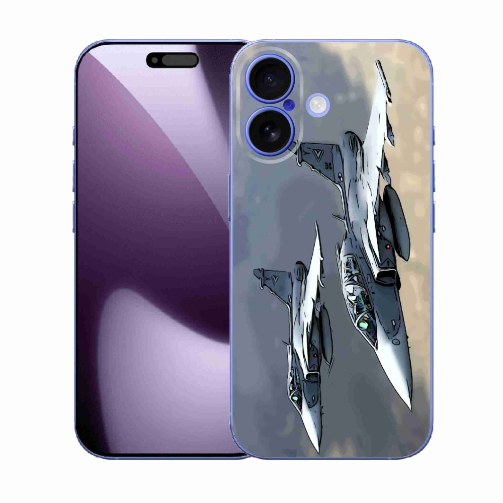 Gelový kryt mmCase na iPhone 17 - stíhačky