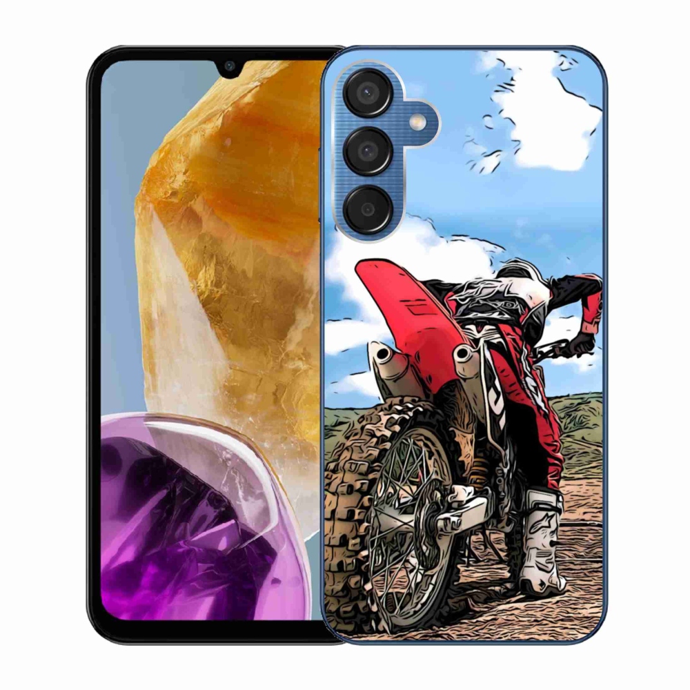Gelový kryt mmCase na Samsung Galaxy M15 5G - moto