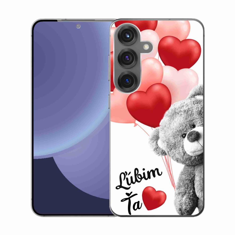 Gelový kryt mmCase na Samsung Galaxy S25 - ľúbim ťa sk