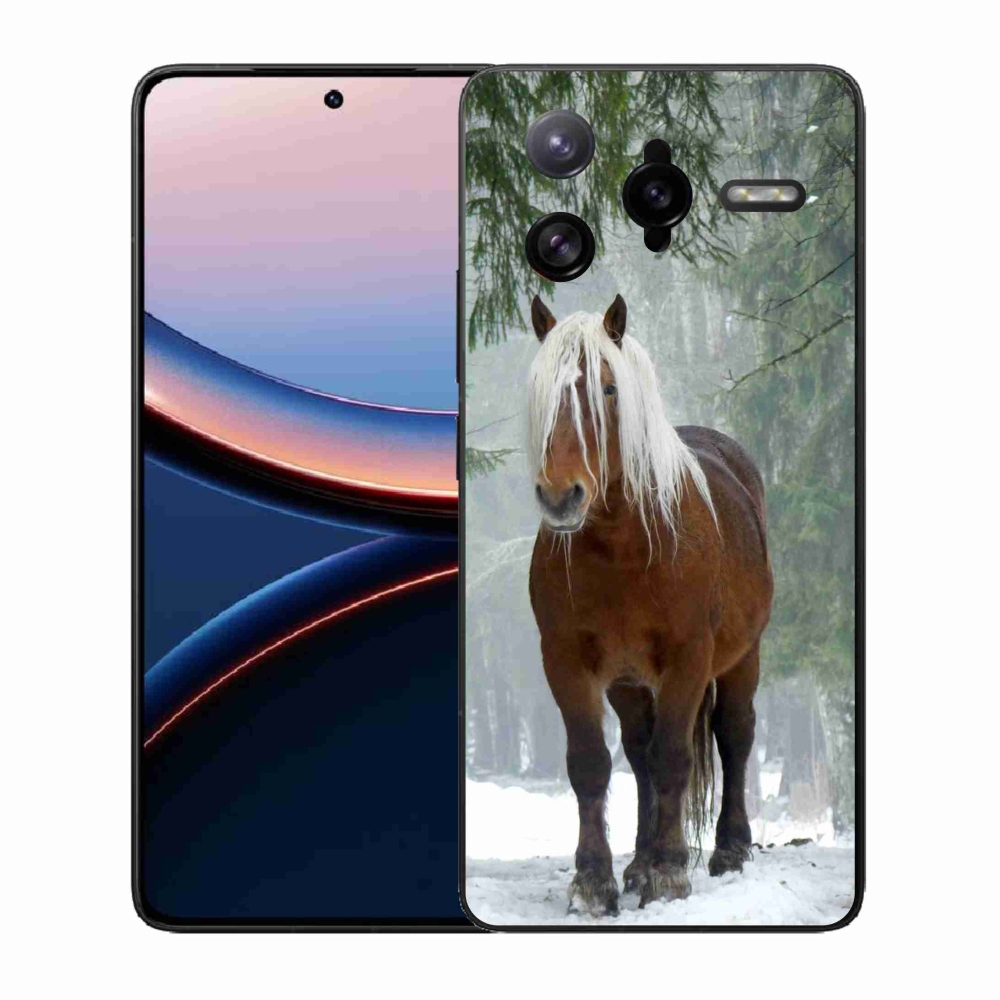 Gelový kryt mmCase na Xiaomi Poco F7 Ultra - kůň v lese