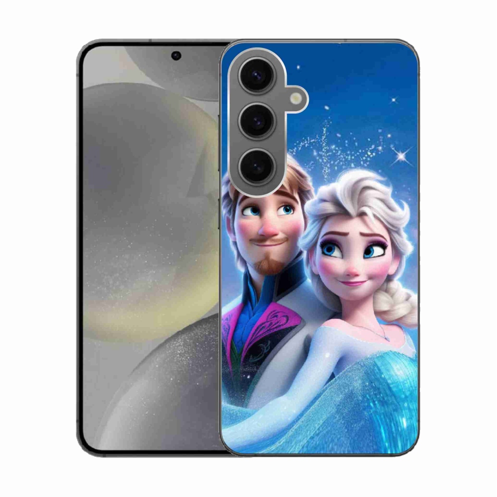 Gelový kryt mmCase na Samsung Galaxy S24 - ledové království 1