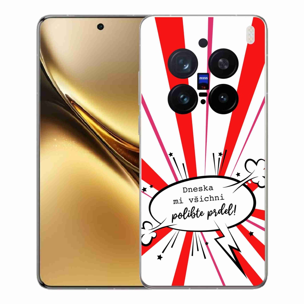 Gelový kryt mmCase na Vivo X200 Pro 5G - vtipný text 15 bílé pozadí