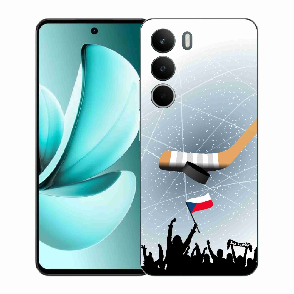 Gelový kryt mmCase na Realme C71 - fanoušci hokeje