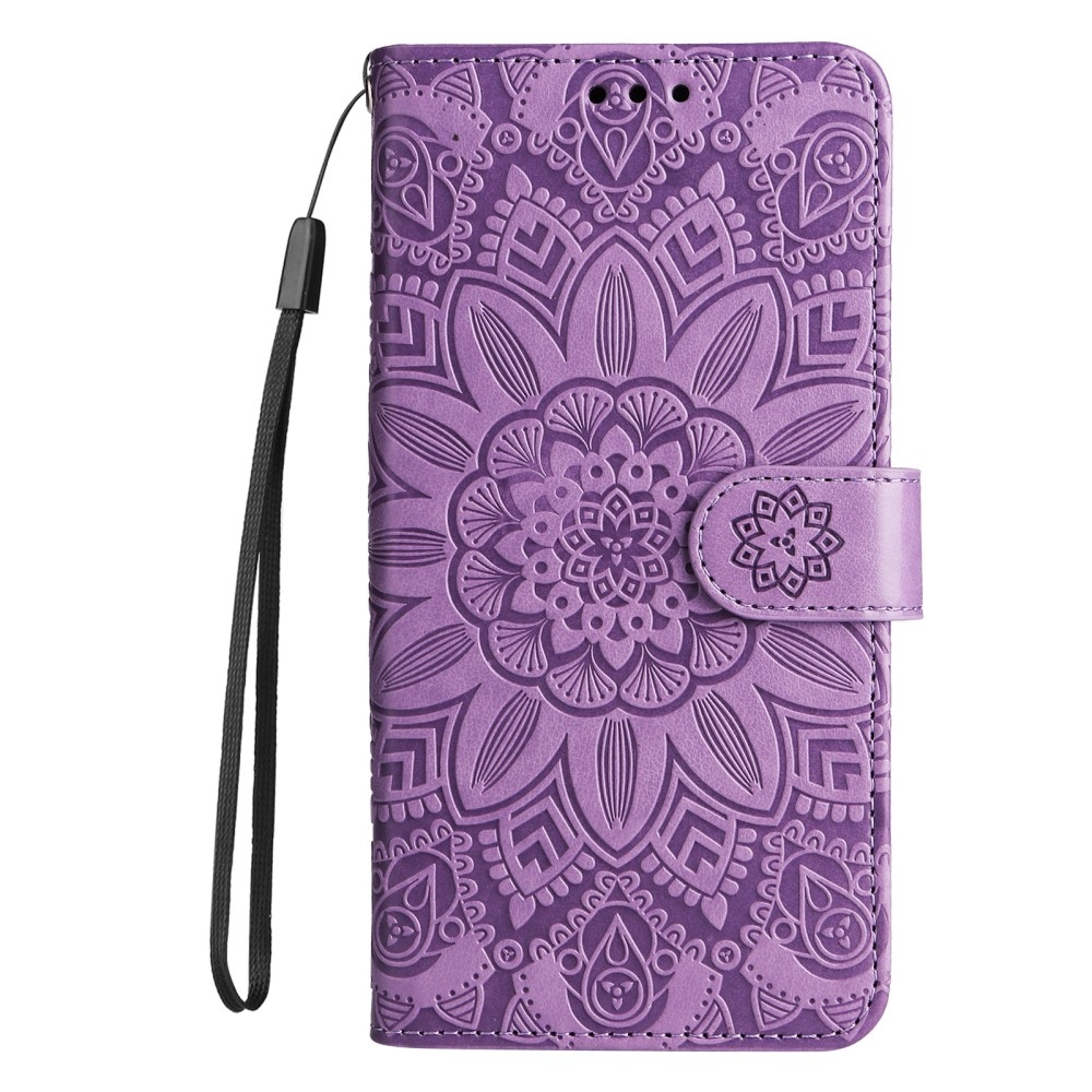 Sunflower knížkové pouzdro na Xiaomi Redmi 14C/Poco C75 - fialové