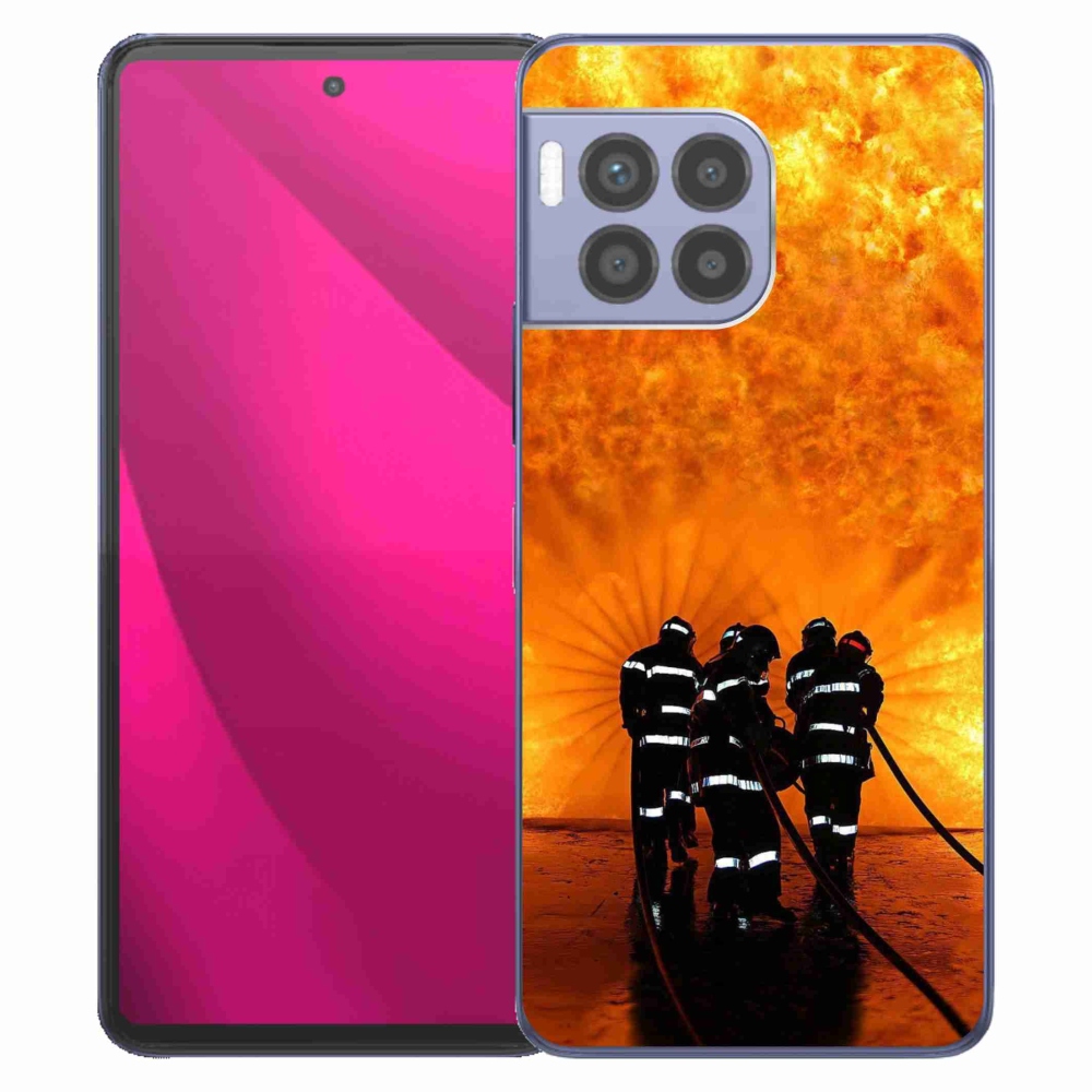 Gelový kryt mmCase na T-Mobile T Phone 2 Pro - požár
