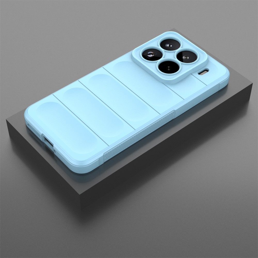 Rugg odolný gelový obal na Xiaomi 15 Pro - světlemodrý