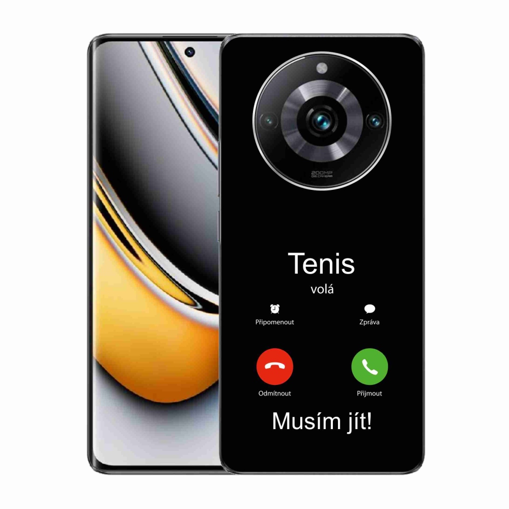 Gelový kryt mmCase na Realme 11 Pro/11 Pro+ - tenis volá černé pozadí