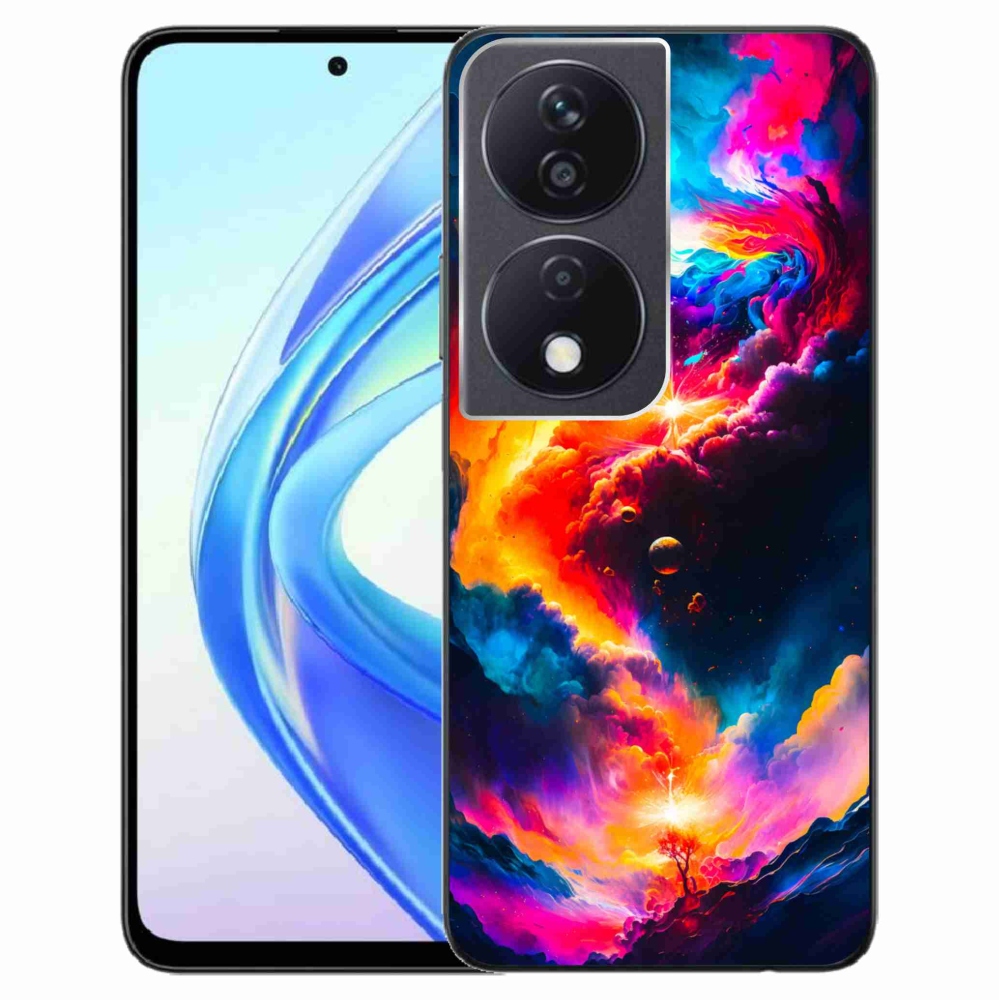 Gelový kryt mmCase na Honor X7b/Honor 90 Smart - abstraktní motiv