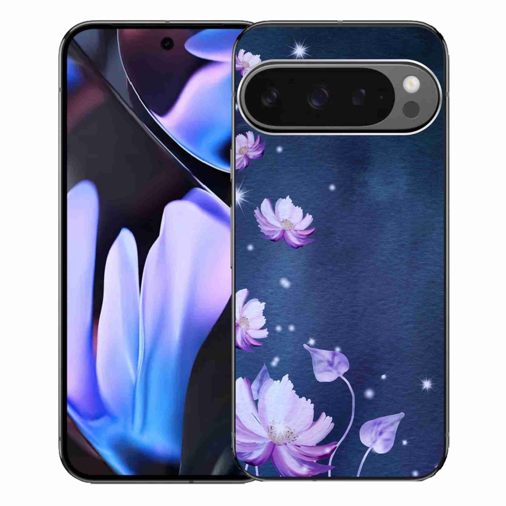 Gelový obal mmCase na Google Pixel 9 Pro XL - padající květy