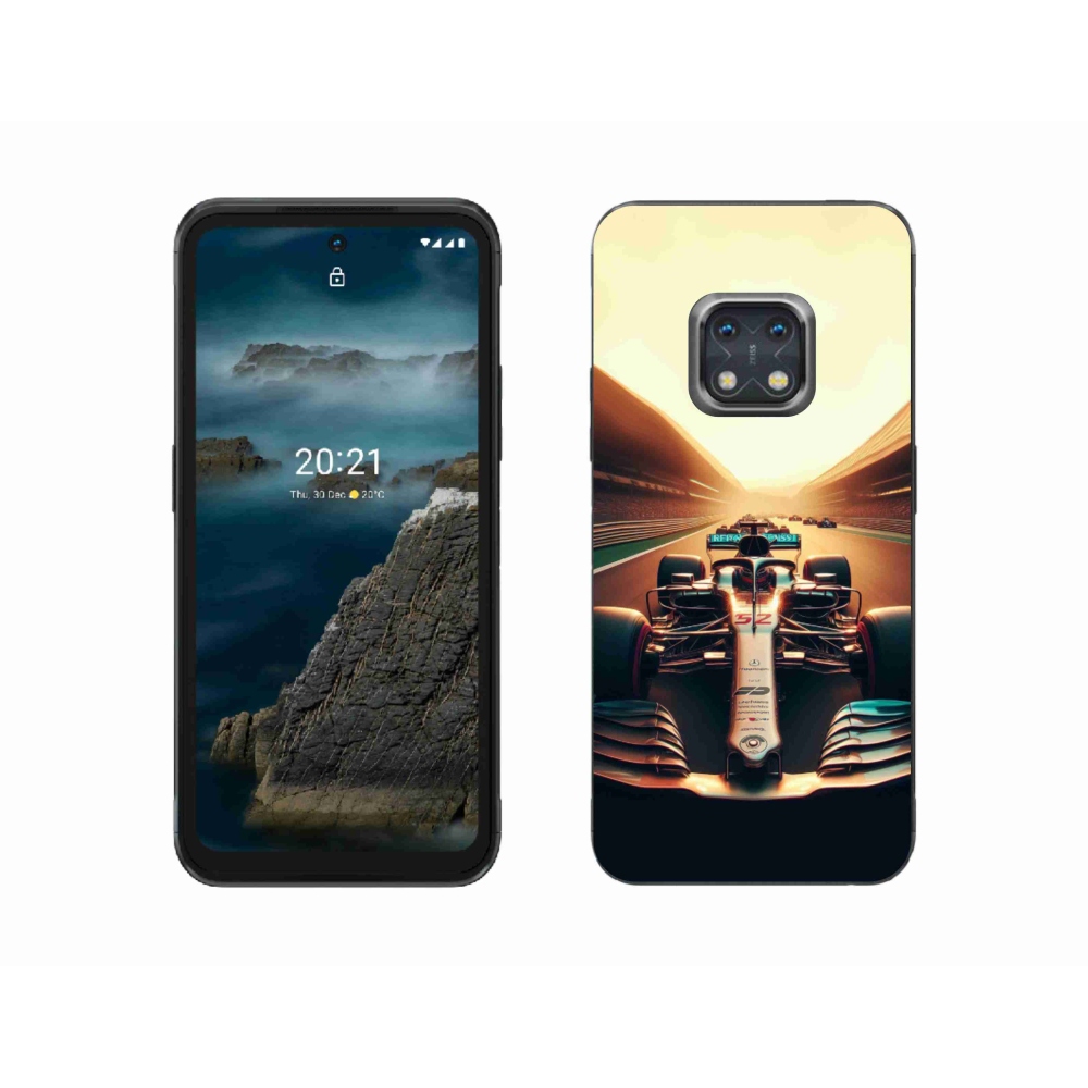 Gelový kryt mmCase na Nokia XR20 - formule 1