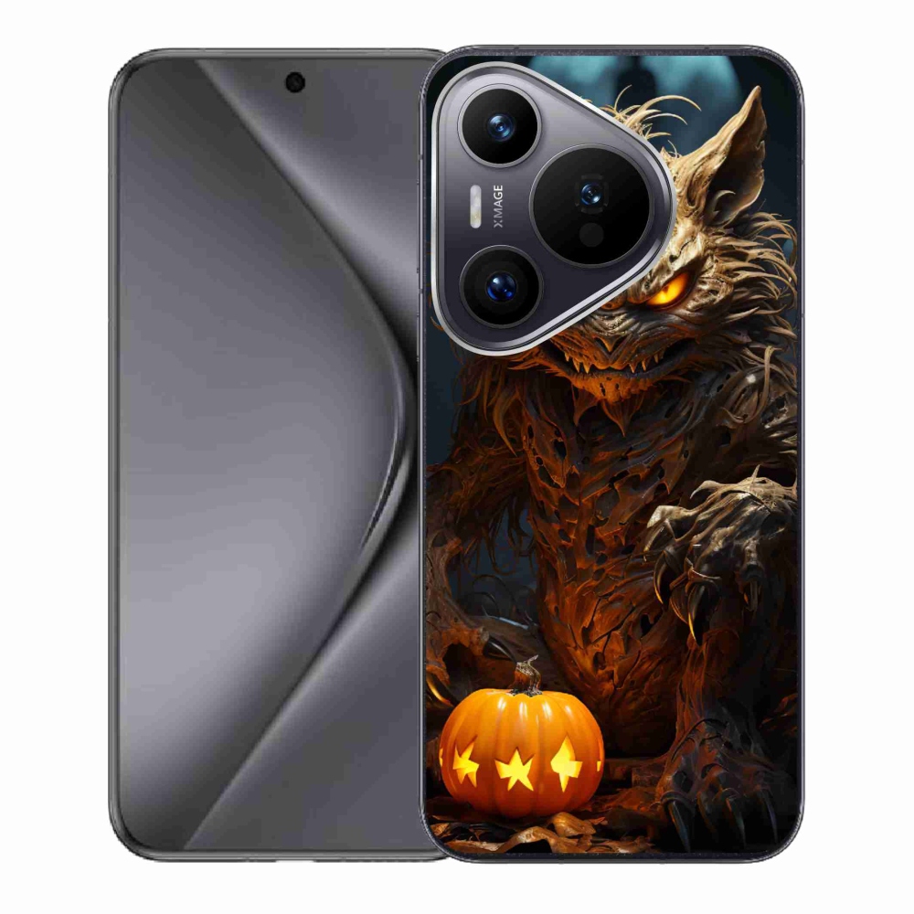 Gelový kryt mmCase na Huawei Pura 70 - halloweenská příšera