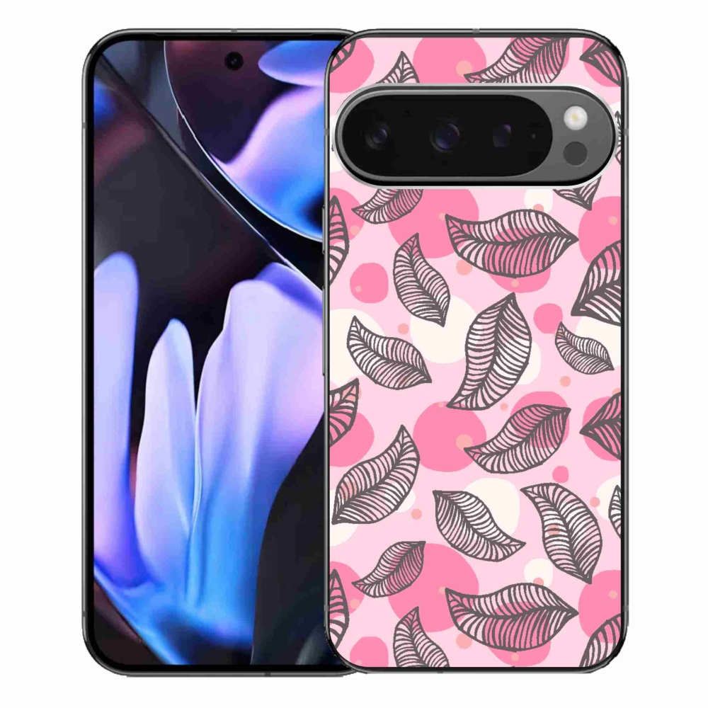 Gelový kryt mmCase na Google Pixel 9 Pro XL - kreslené padající listy