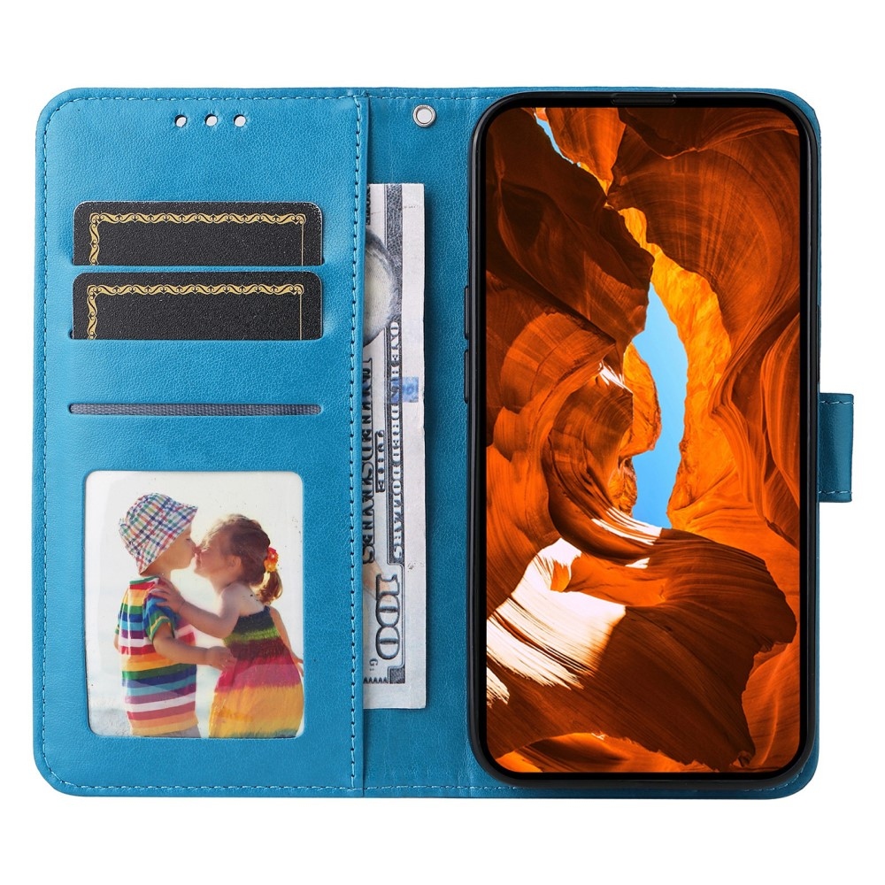 Sunflower knížkové pouzdro na Xiaomi Poco X7 Pro 5G - modré