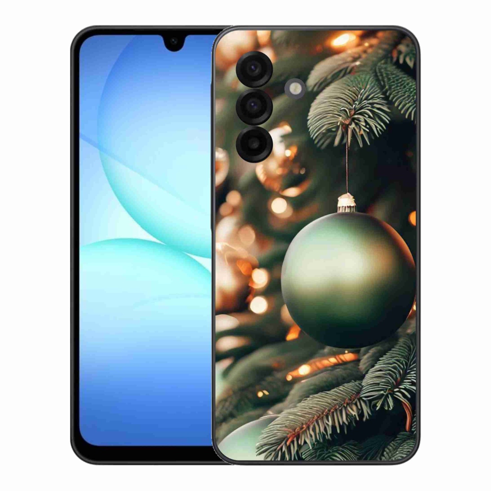 Gelový kryt mmCase na Samsung Galaxy A17 5G - vánoční ozdoby 1
